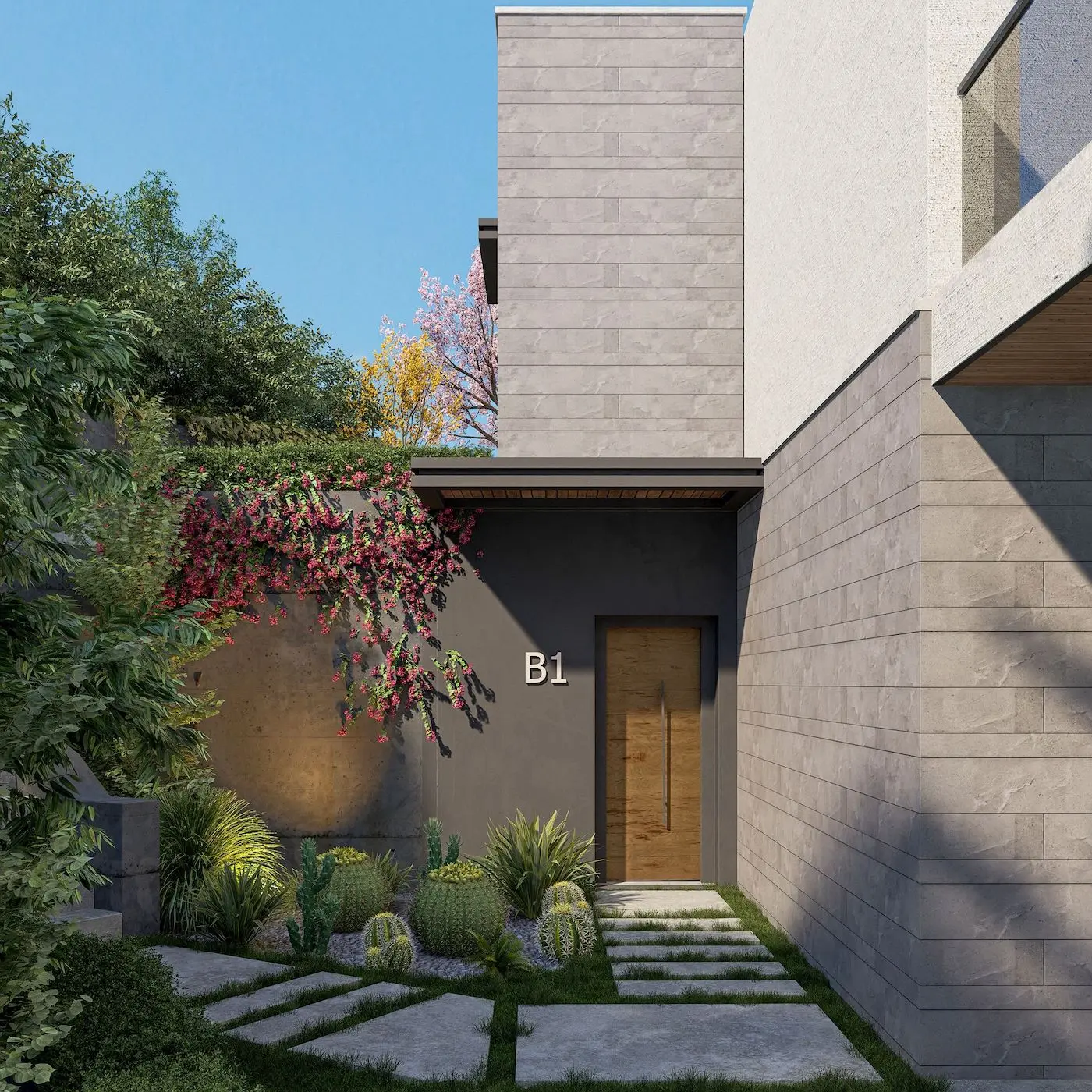 Flat entrance